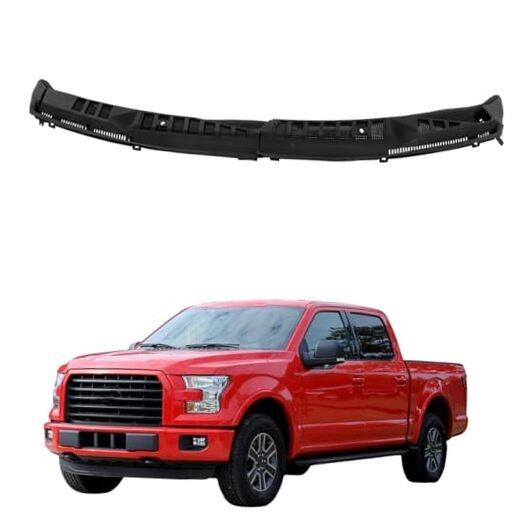 Plastic Windshield Window Wiper Cowl Cover Grille Kit Black Replacement for