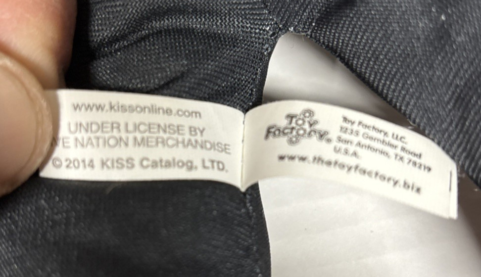 Toy Factory -KISS- Peter Criss Catman Stylized Plush Doll Toy Figure 13"- 2014