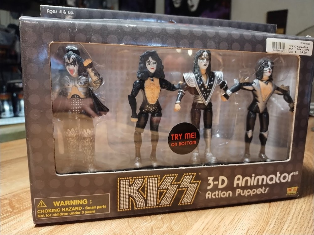 KISS 3-D Animator Action Puppets 2003 Catalog 3D Fun for All