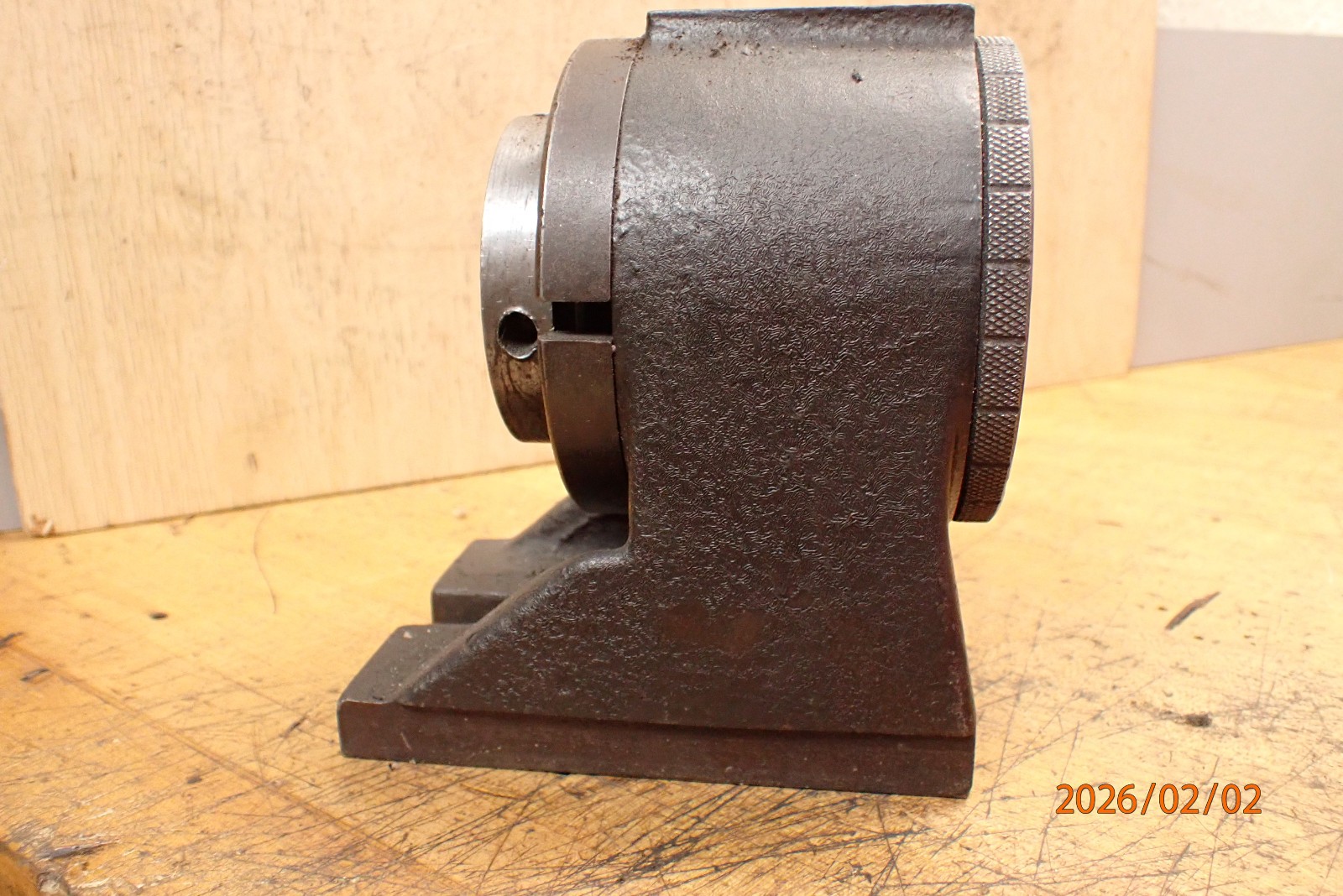 LOT BR45K: KALAMAZOO INDUSTRIES 5C COLLET INDEX FIXTURE W/ DRAW BAR