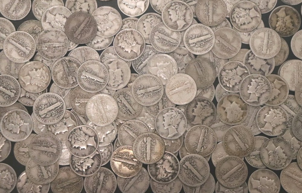 90% Silver Mercury Dime, Random Dates, Choose How Many!