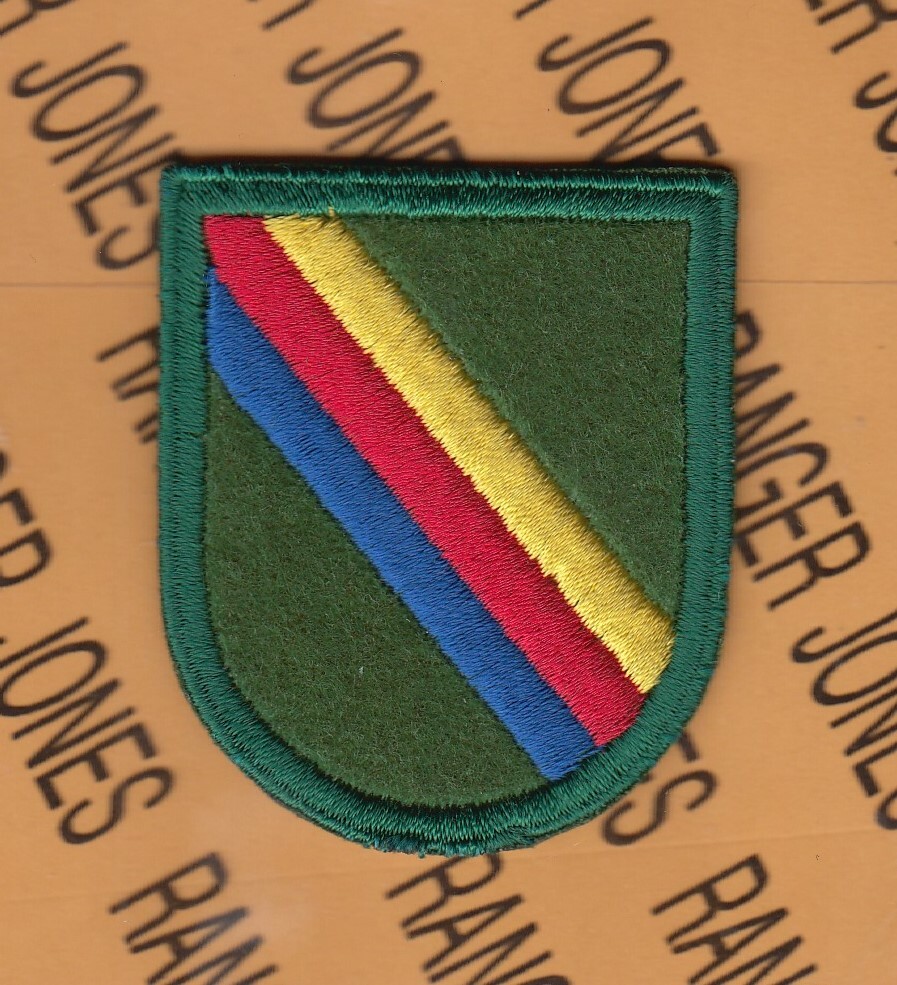 10th Special Forces Group Airborne SFGA TDY Unknown beret flash patch c/e