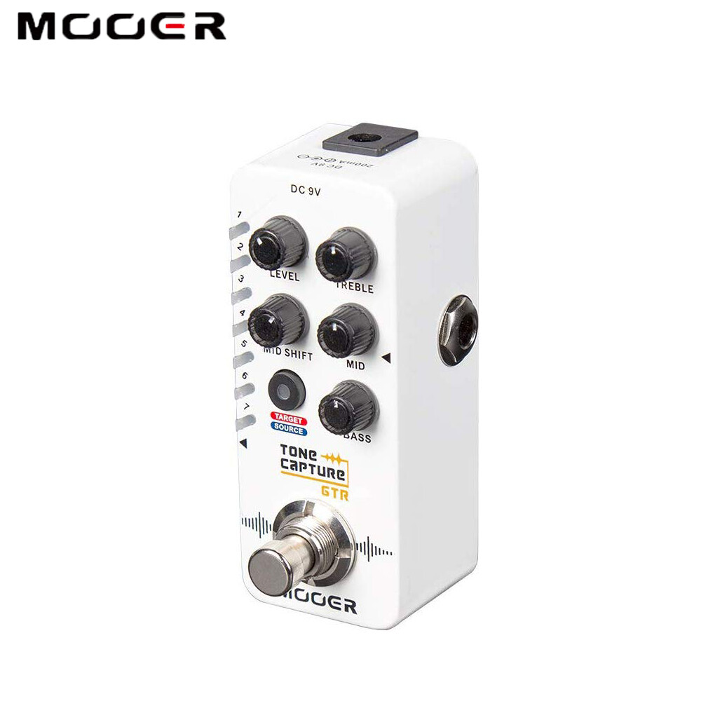Mooer Tone Capture GTR Guitar Modelling Pedal True Bypass Buffer Bypass Switch