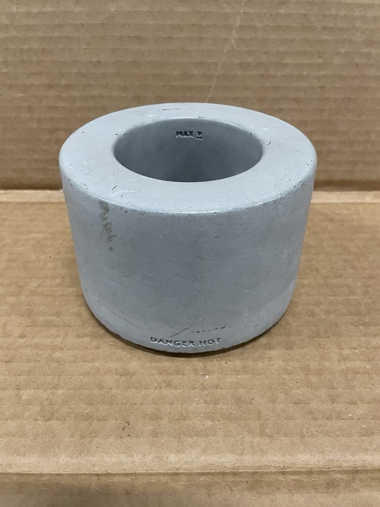Gray Table Top Brazier Fire Place Stone Fire Bowl