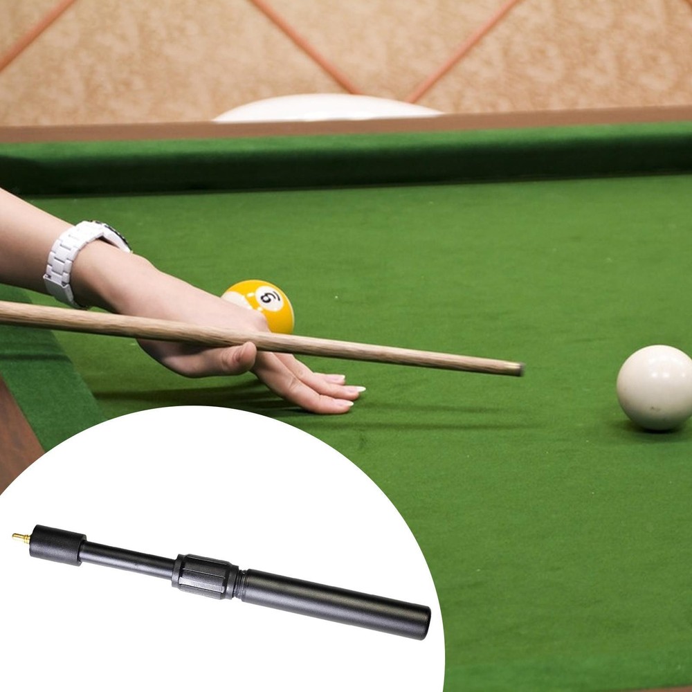 Pool Cue Extender Compact Holder Lightweight Billiards Pool Cue Extension