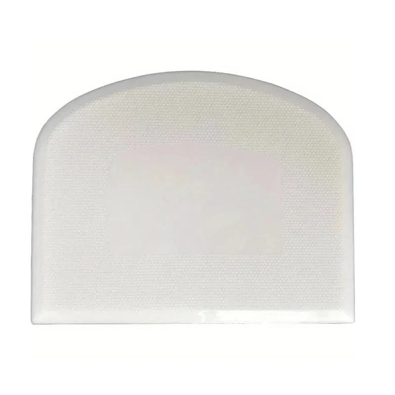 Dough Cutter Dual Sided Flexible Plastic Bowl Scraper for Bread Pizza Pastry
