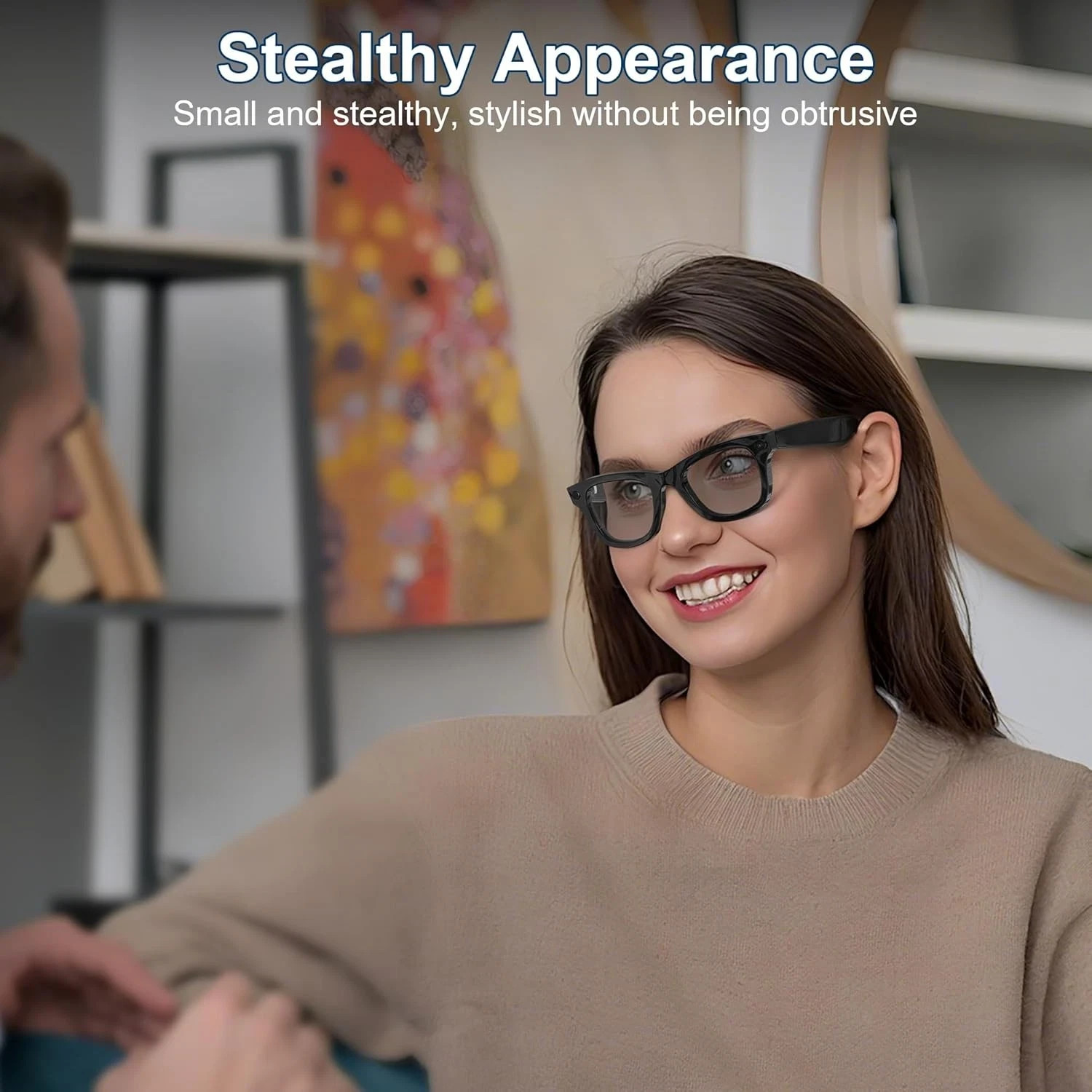 LED Light Blocking Stickers Compatible with Ray-Ban Meta Wayfarer/Skyler/Headlin