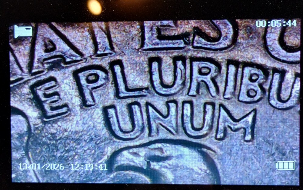 1980P Uncirculated ,Mint! Washington quarter ERRORS! FILLED IN MINT MARK!