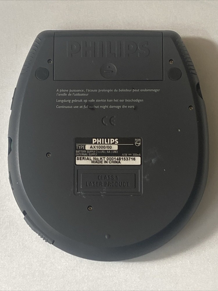 Phillips AX1000 CD Rewritable Compatible Programmable CD Player Spares Or Repair