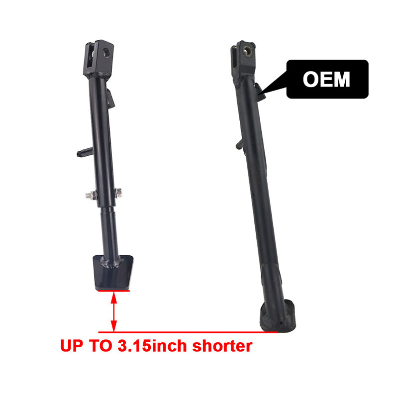 Motorcycle Steel Adjustable Kickstand Sidestand Fit For Suzuki DR650 1996-2023