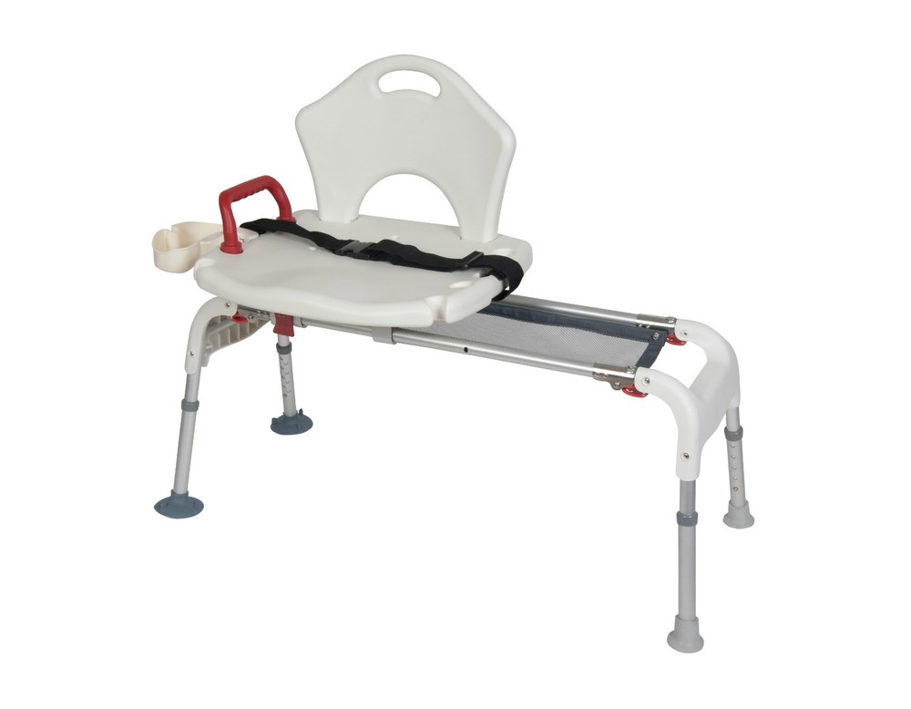 NEW Drive Folding Sliding Transfer Bench