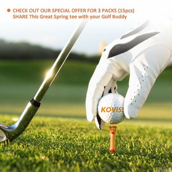 KOVISS Flexible Original Pro Spring VS Golf Tees