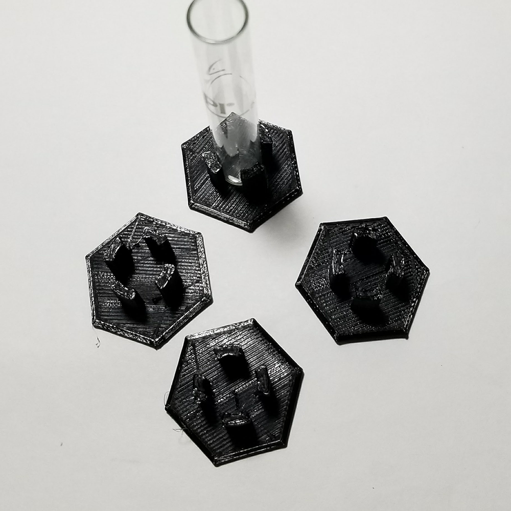 API Cuvette Base Holders - 4 Pack - 3D Printed - Many Colors