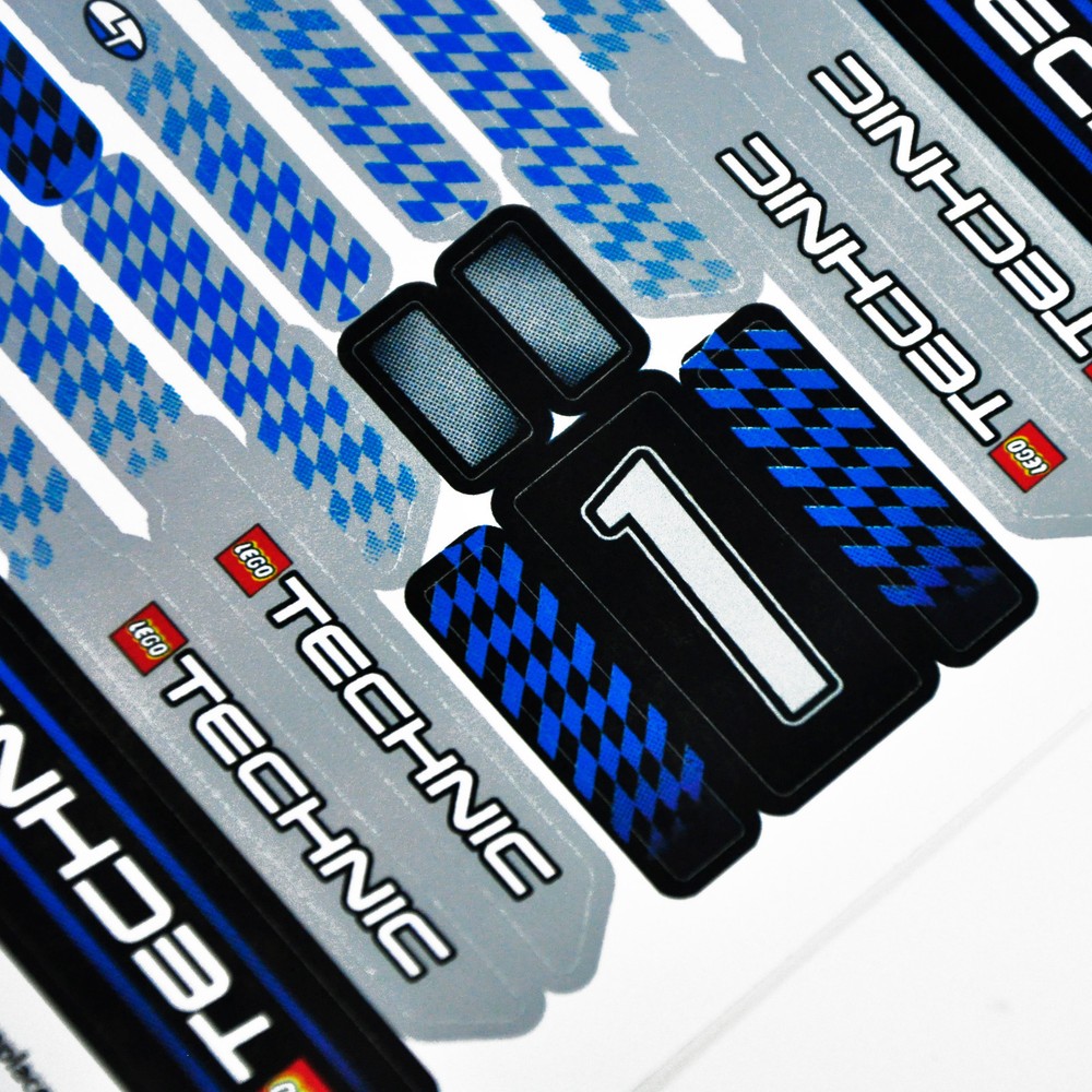 Replacement sticker for set 8458 Precut sticker