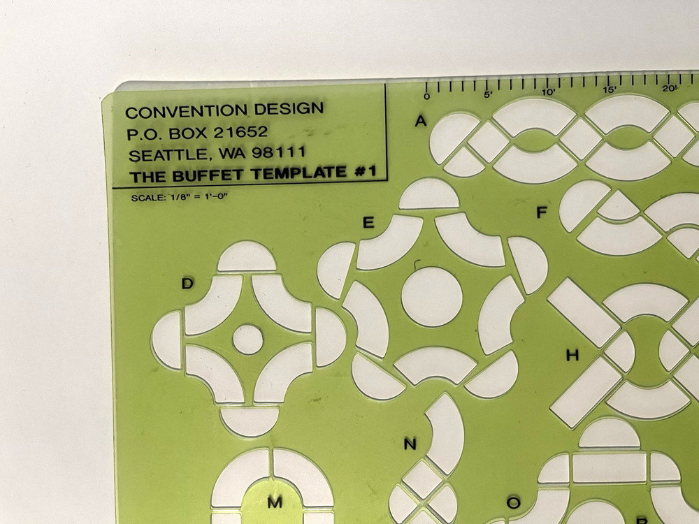 3 Convention Design Templates - 72" Rounds/Buffet/Convention