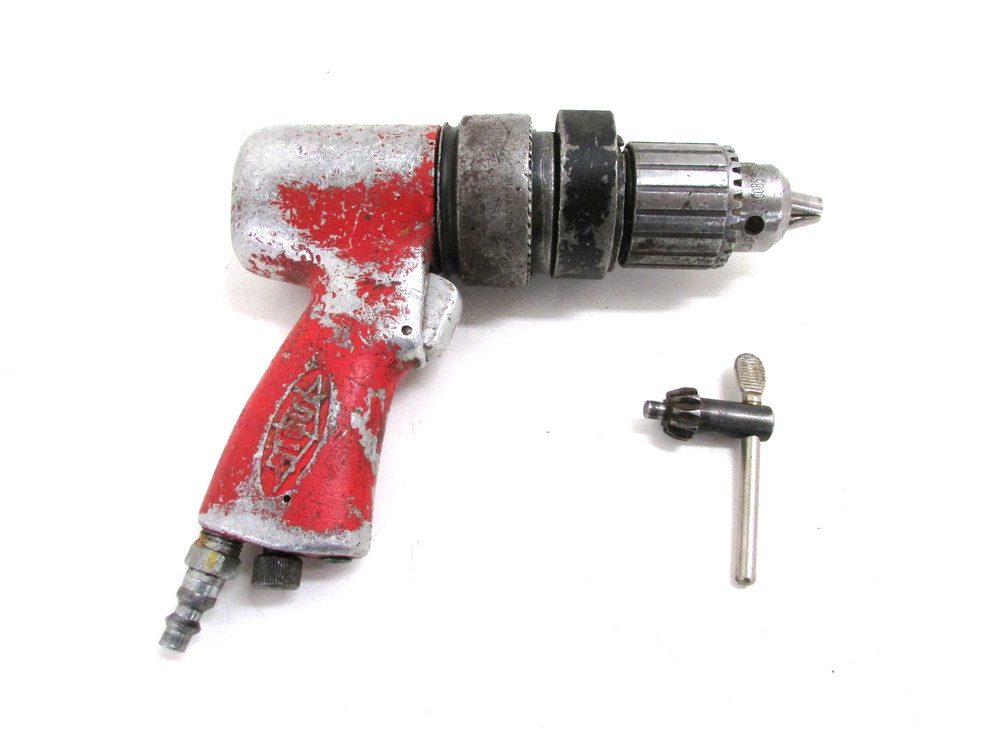 SIOUX TOOLS 1/2” NON-REVERSIBLE AIR DRILL w/ CHUCK KEY