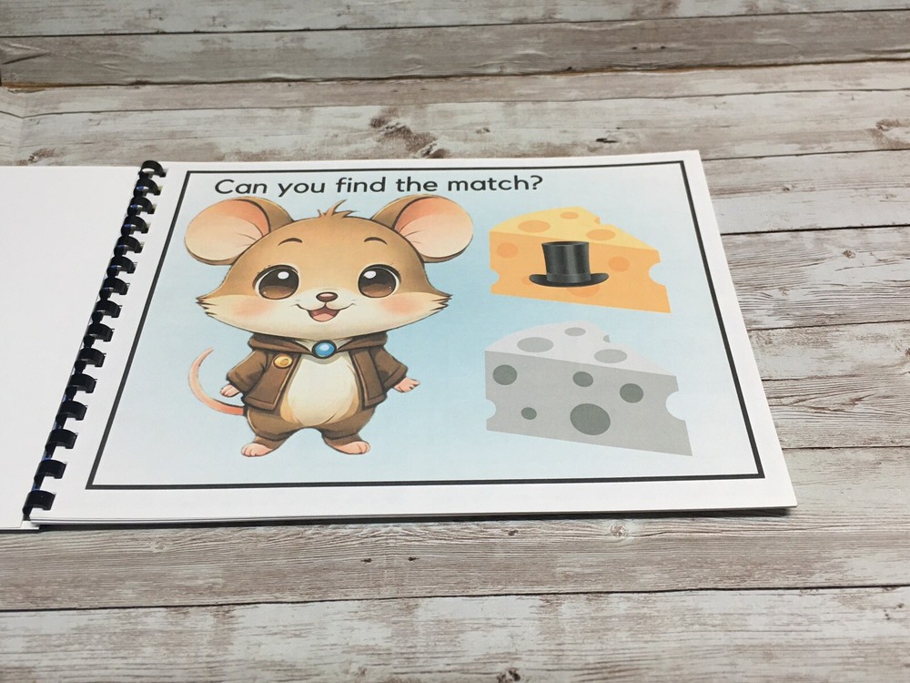 Interactive Learning Books for Children - Which Cheese