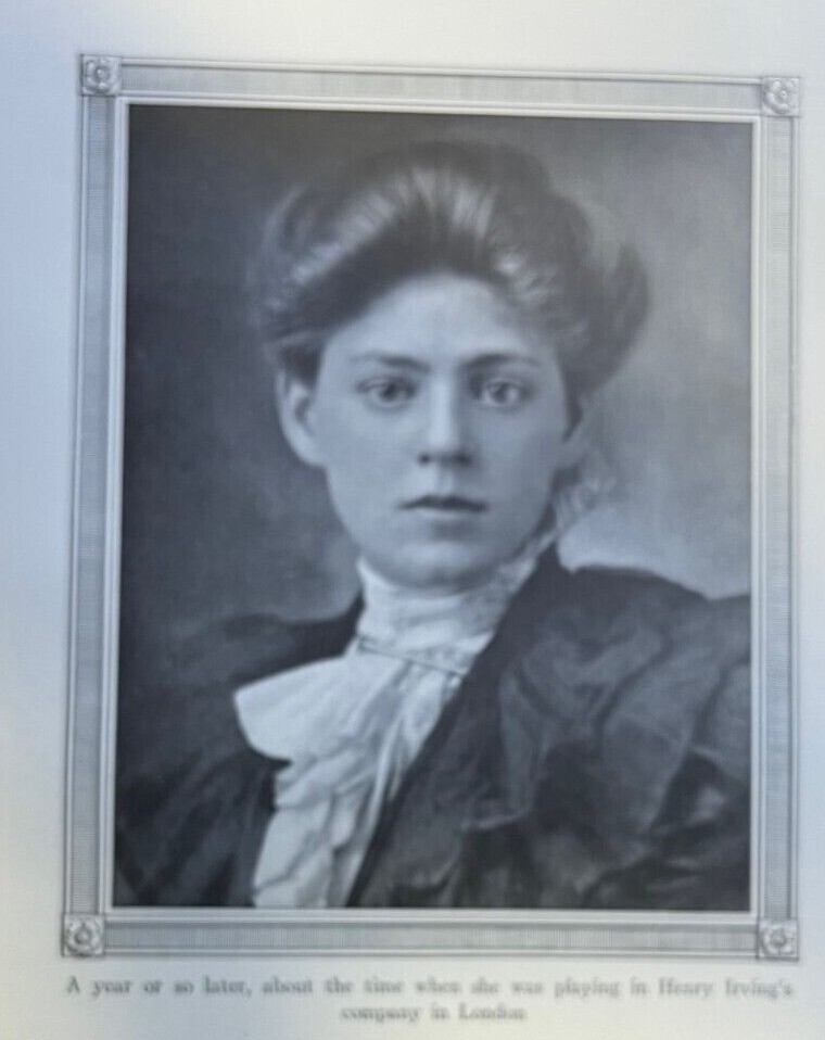 1911 Actress Ethel Barrymore illustrated