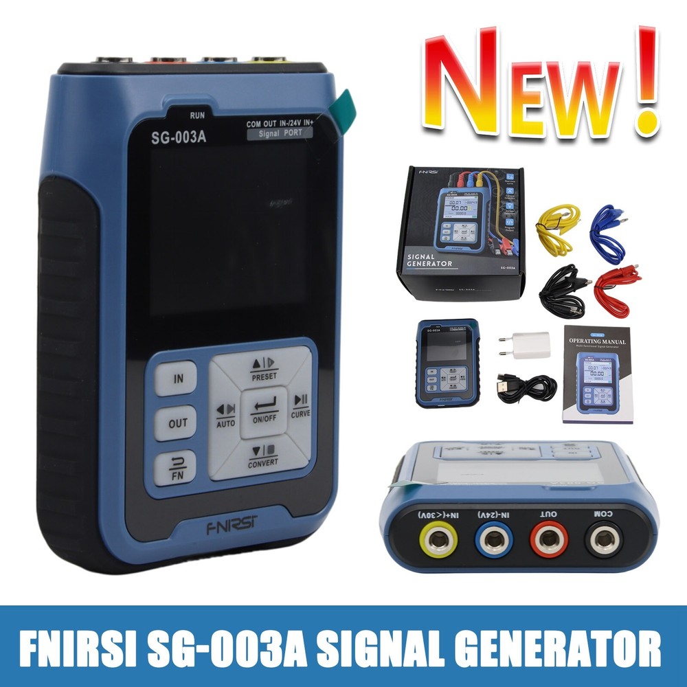 FNIRSI 0-20mA Adjustable Voltage Simulator Signal Generator Sources Transmitter