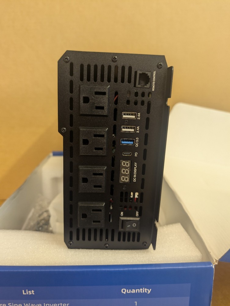 2000w Pure Sine Wave Inverter Shockflo Model P105