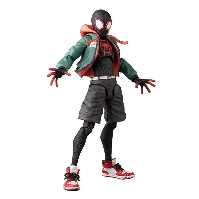 Spider-Man Action Figure Miles Morales Into The Spider Verse Toy Gift With Box*