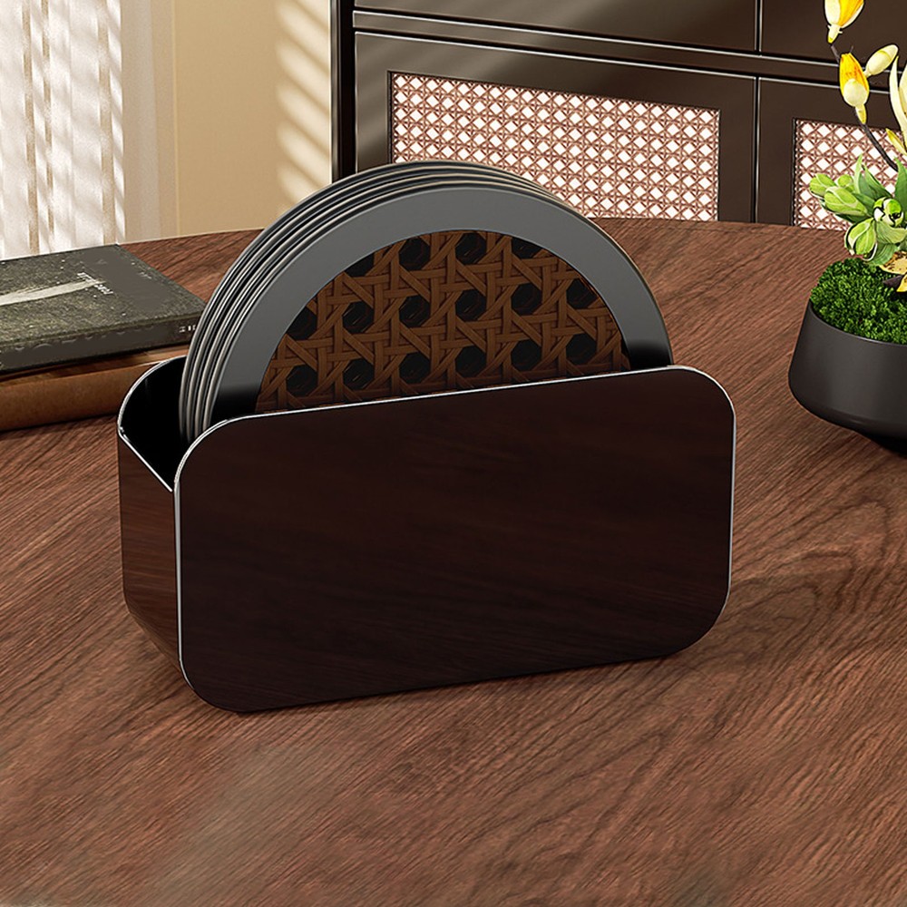 1-4PCS Elegant Silicone Coasters Set Heatproof Table Mat For Dining Room Kitchen