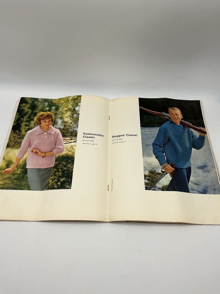 Spinnerin 1964 Classic Sweaters Knitted Manuel Vol. 153 With 22 Patterns