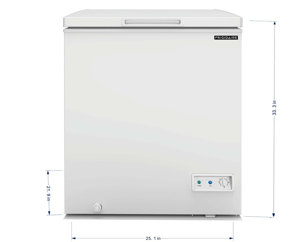 5.0 Cu. Ft. Chest Freezer, White , EFRF5003