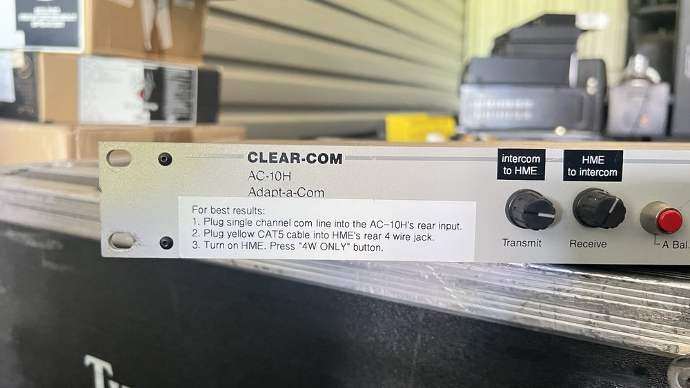 Clear-Com AC-10H Adapt-a-Com Active Hybrid Interface Unit (Rack-Mountable) Rare