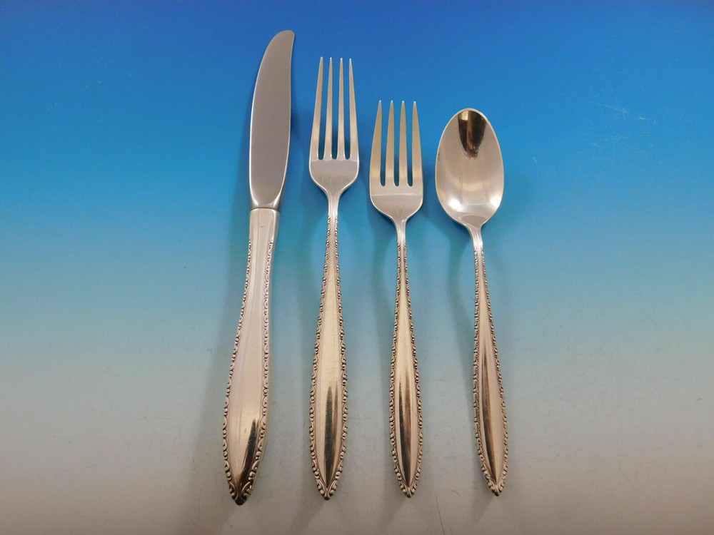 Michele by Wallace Sterling Silver Regular Size Place Setting(s) 4pc