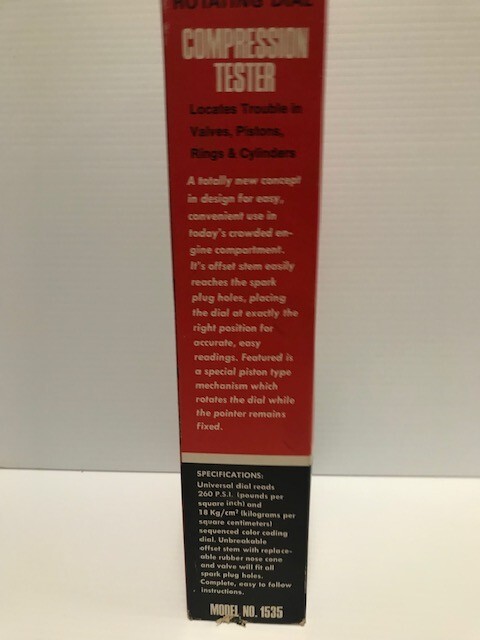 Vintage RAC Compression Tester, NIB