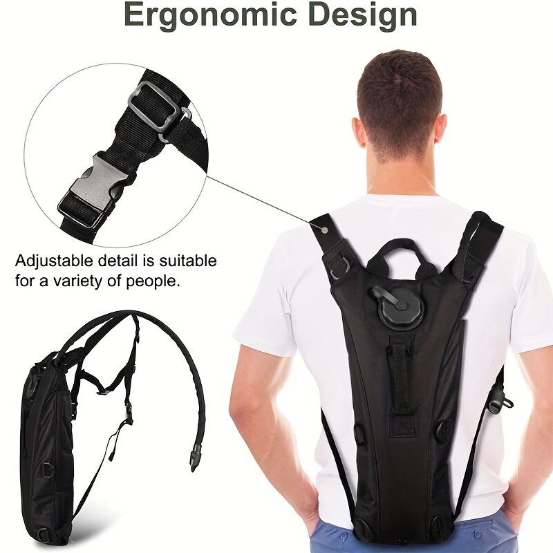 3L Hydration Bladder Camping Water Bag Backpack Tactical Hiking Cycling Pack