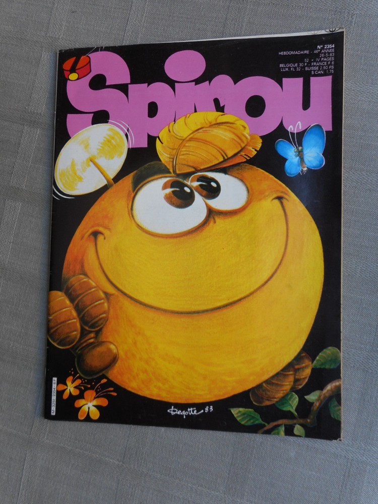 Spirou Weekly No. 2354 1983 TBE With Supplement