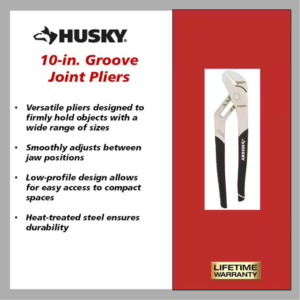 Husky 4 Piece Pliers Set