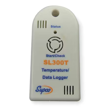 Supco Sl300t Mini Data Logger, Temperature, -40 To 160F