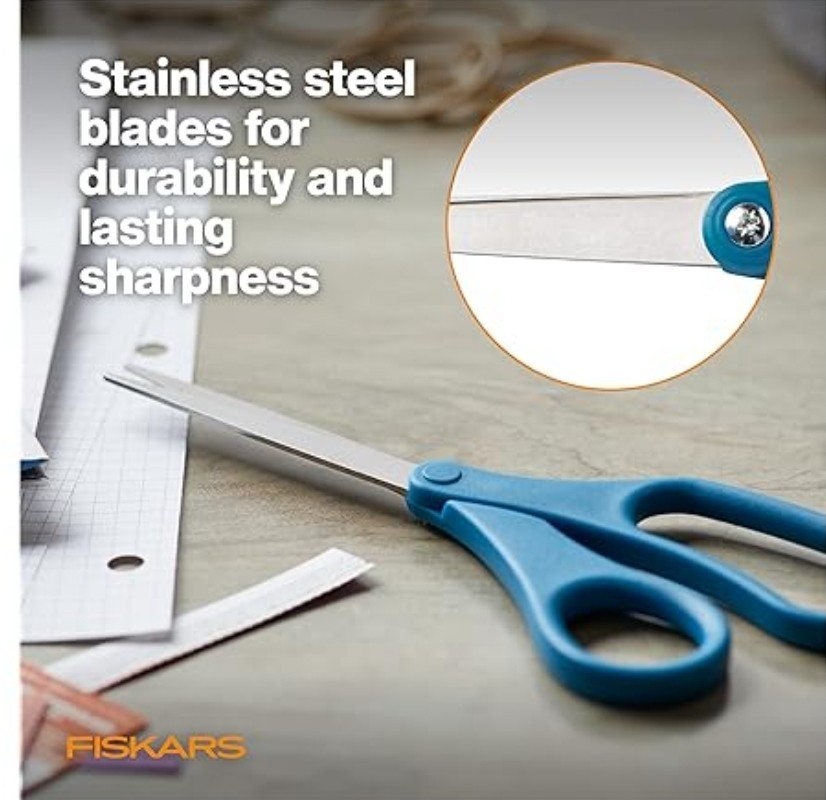 Fiskars 2-Pack 8" All Purpose Scissors