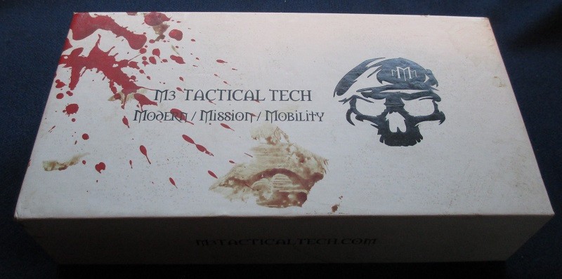 EDC NEW M3 TACTICAL TITANIUM T1 KNIFE HANDLE LOCK WITH KNIFE CASE S/N 68 FLAG