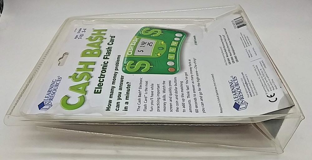 Cash Bash Electronic Money Learning Game, Educational Toy Learning Resources NEW