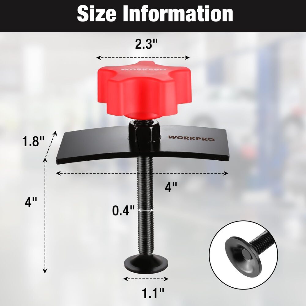 WORKPRO Brake Pad Spreader Disc Brake Spreader Tool for Compressing Inner Pad