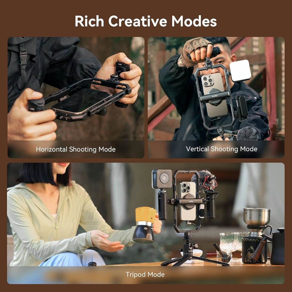 SmallRig All-in-One Video Kit For Smartphone Creators Quick Basic Edition 4597