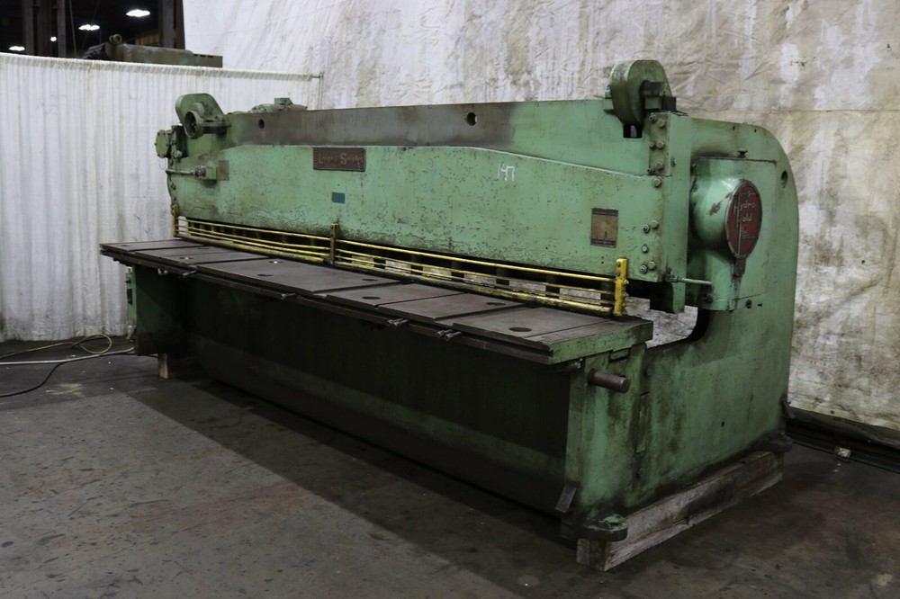12' X 3/8" LODGE & SHIPLEY POWER SQUARING SHEAR: YODER #72446