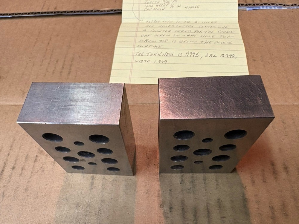Toolmaker Produced Machining Tool Blocks