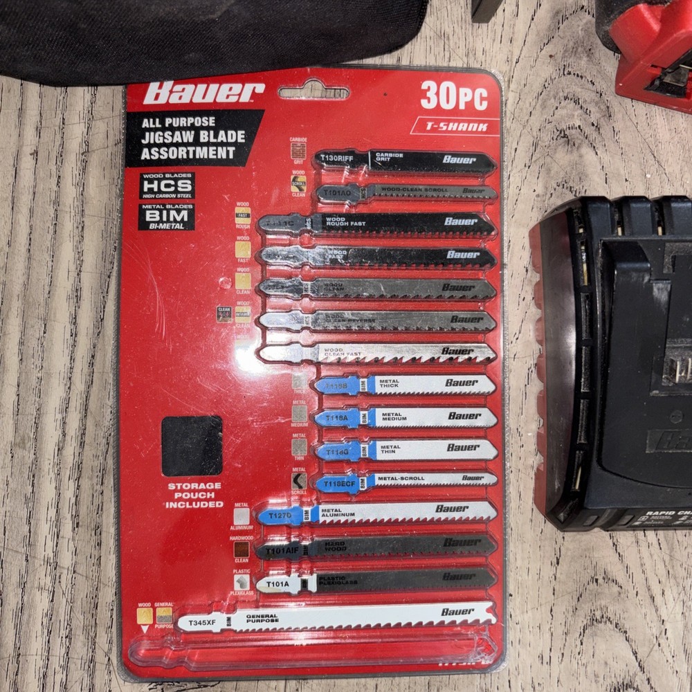 Bauer 20V Cordless Li-Ion 3 Tool Combo Kit