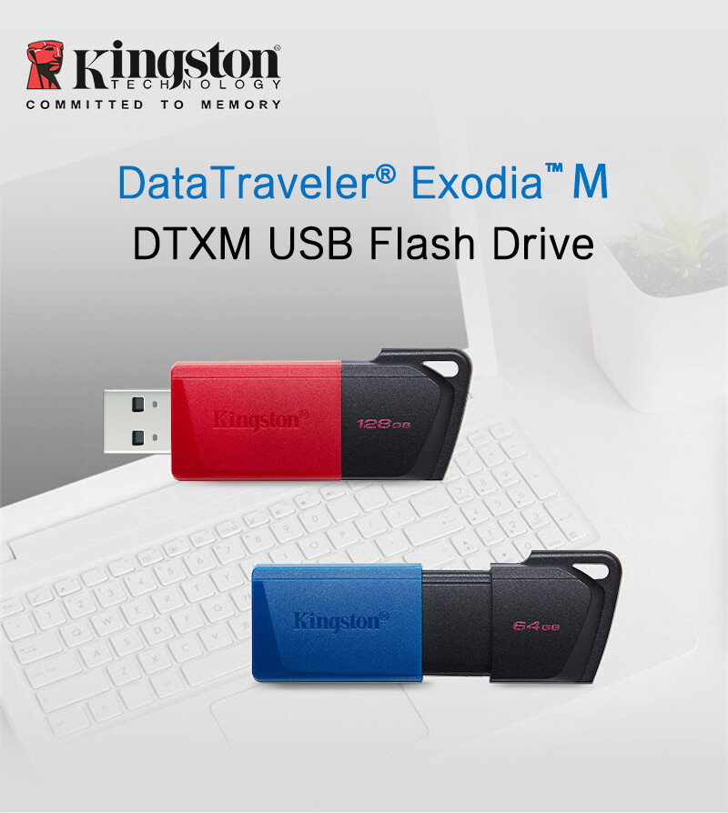 High Speed Kingston DTXM 128GB USB 3.2 Flash Drive Memory Storage Protable Stick