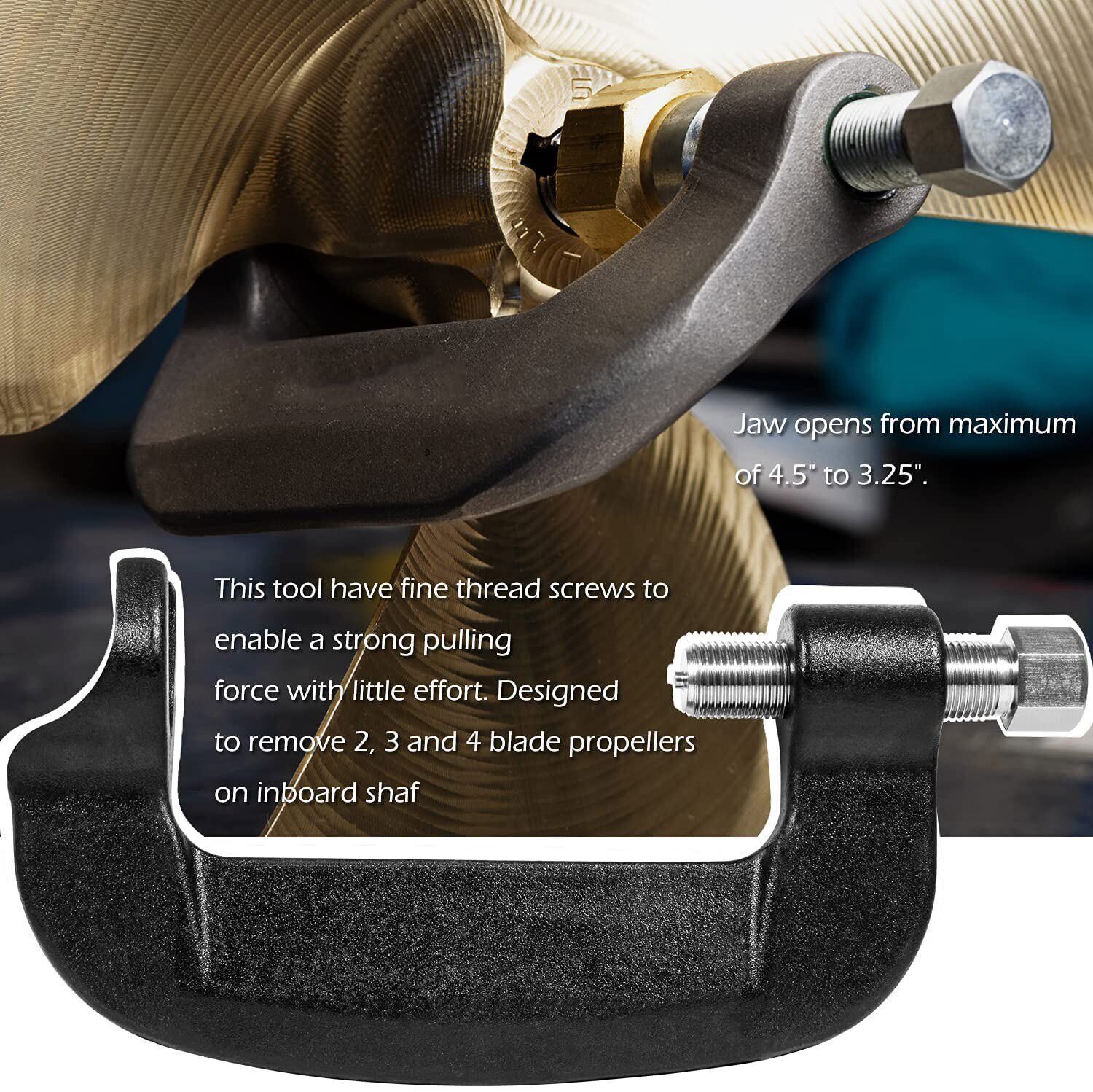 ⭐NEW Inboard Prop Puller For Ski & Wakeboard Propellers Fits 3/4" to 1-1/8 shaft