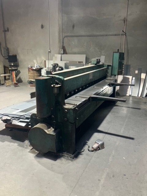 wysong  mechanical squaring shear model 1014
