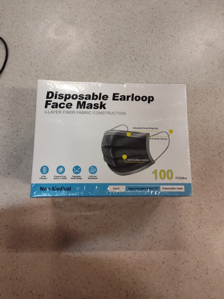 Mask( disposable earloop face mask 100pcsbox)