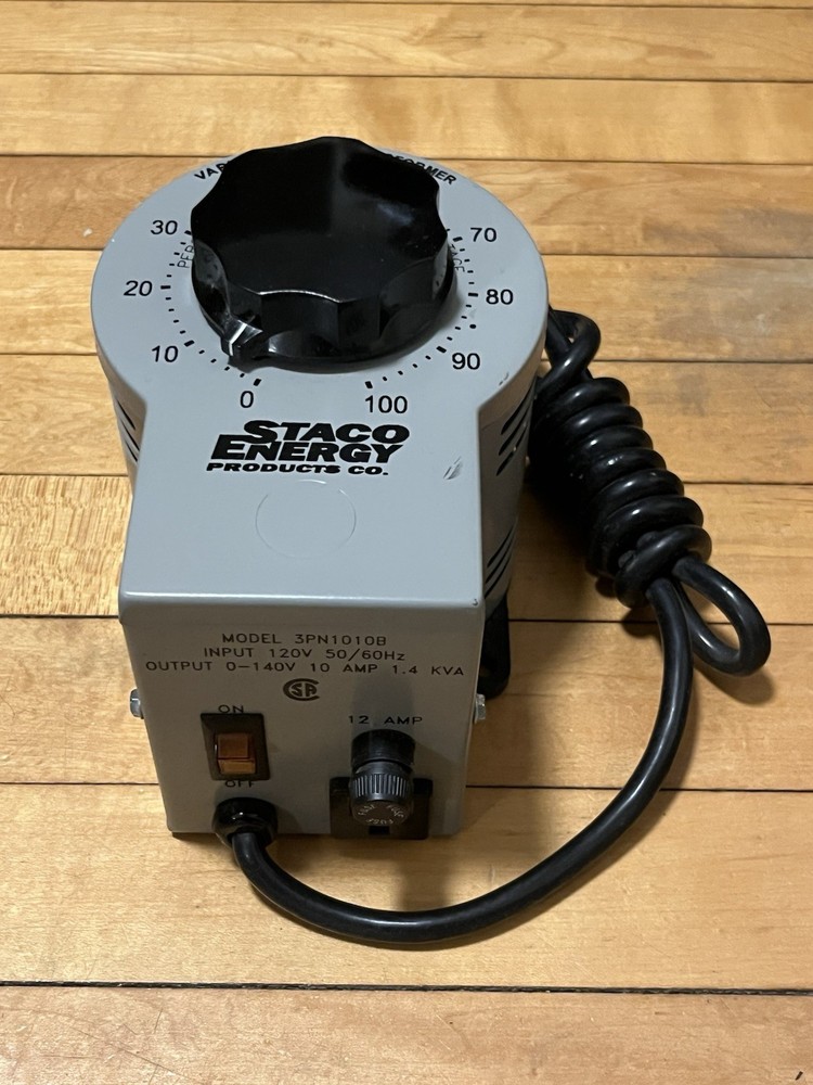 Staco 3PN1010B Variable Autotransformer Variac