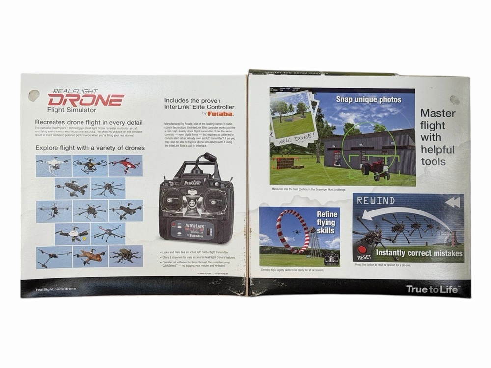 RealFlight Drone Flight Simulator InterLink Controller PC Windows NEW