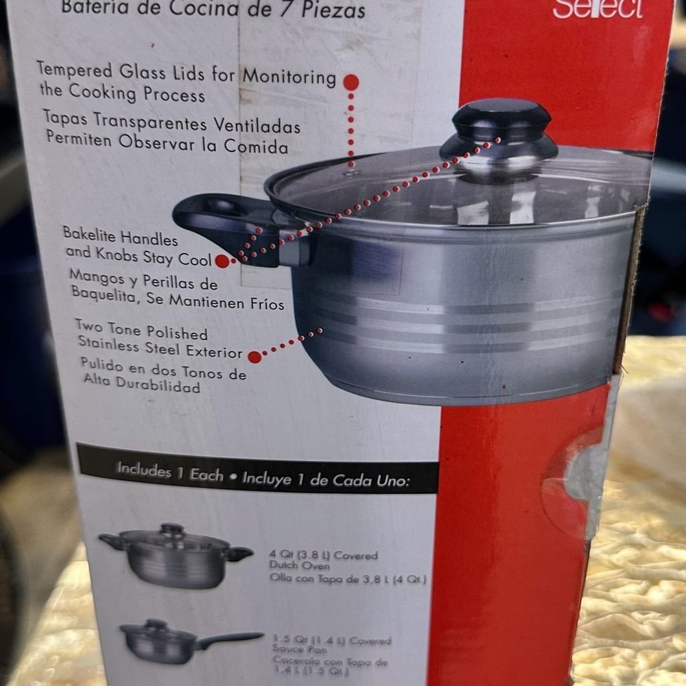Cuisine Select Lybra 7 piece Cookware Set,